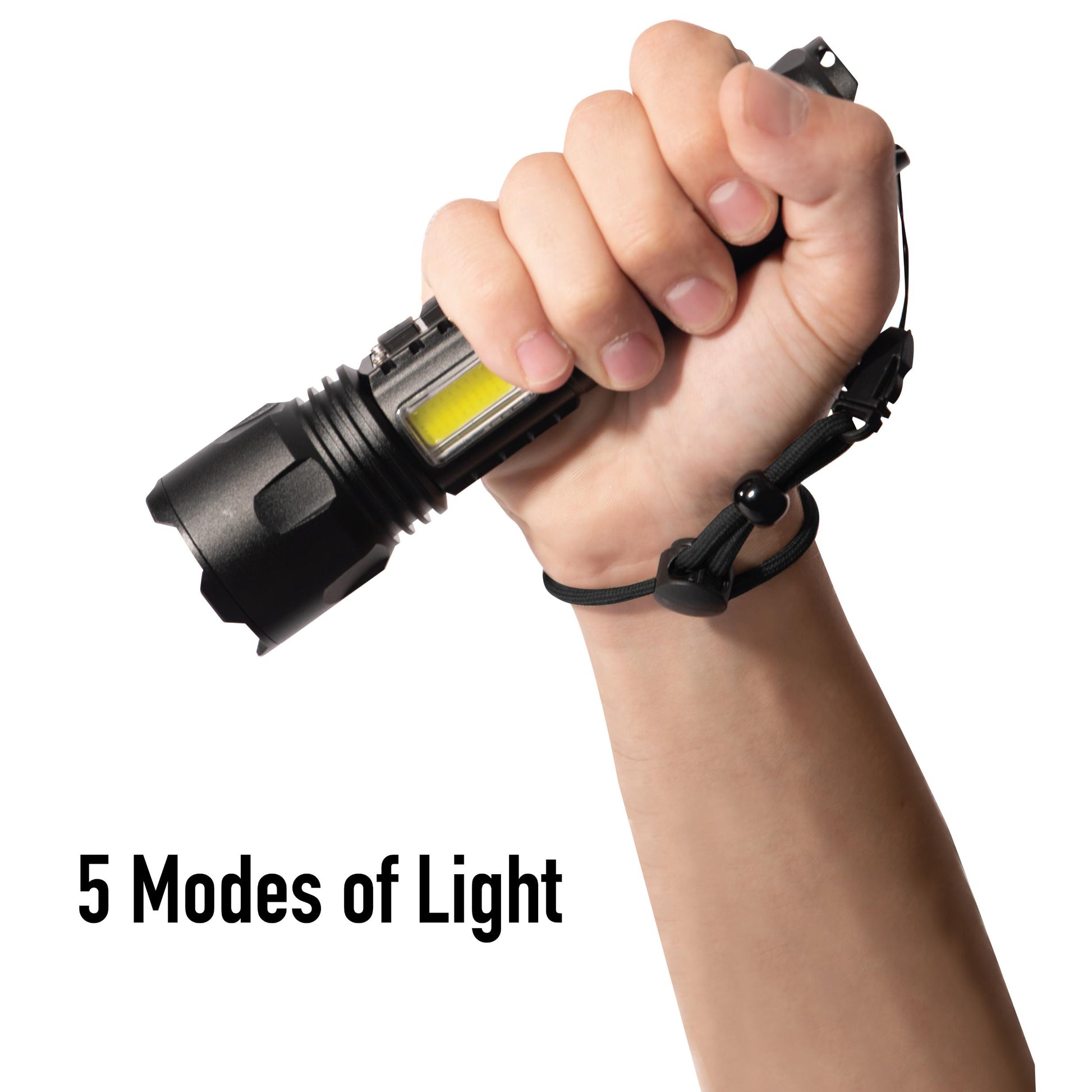 Rechargeable LED Tactical Task Light with Zoom - 2000 Lumens - Tactical Choice Plus