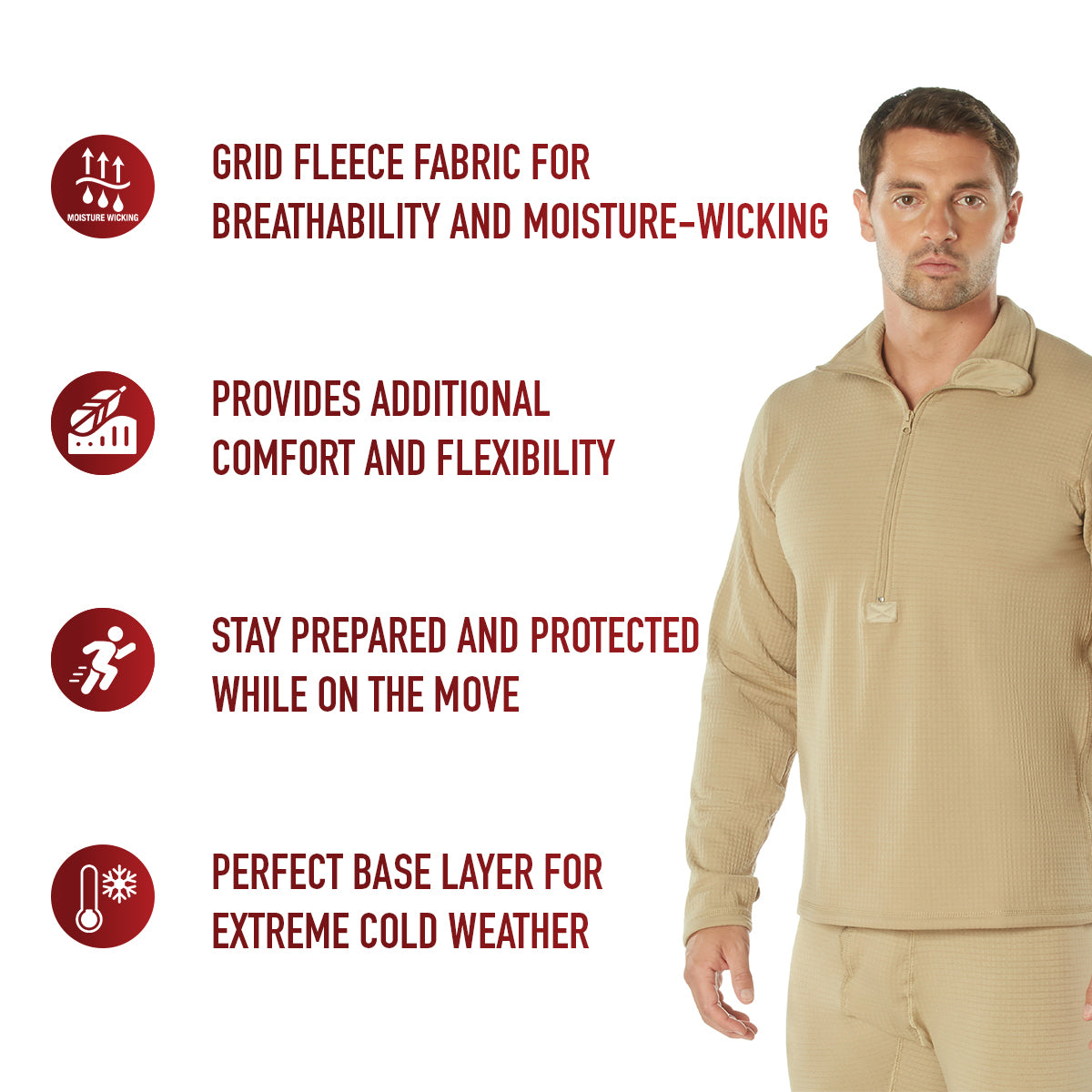 ECWCS Gen III Mid-Weight Underwear Top (Level II)