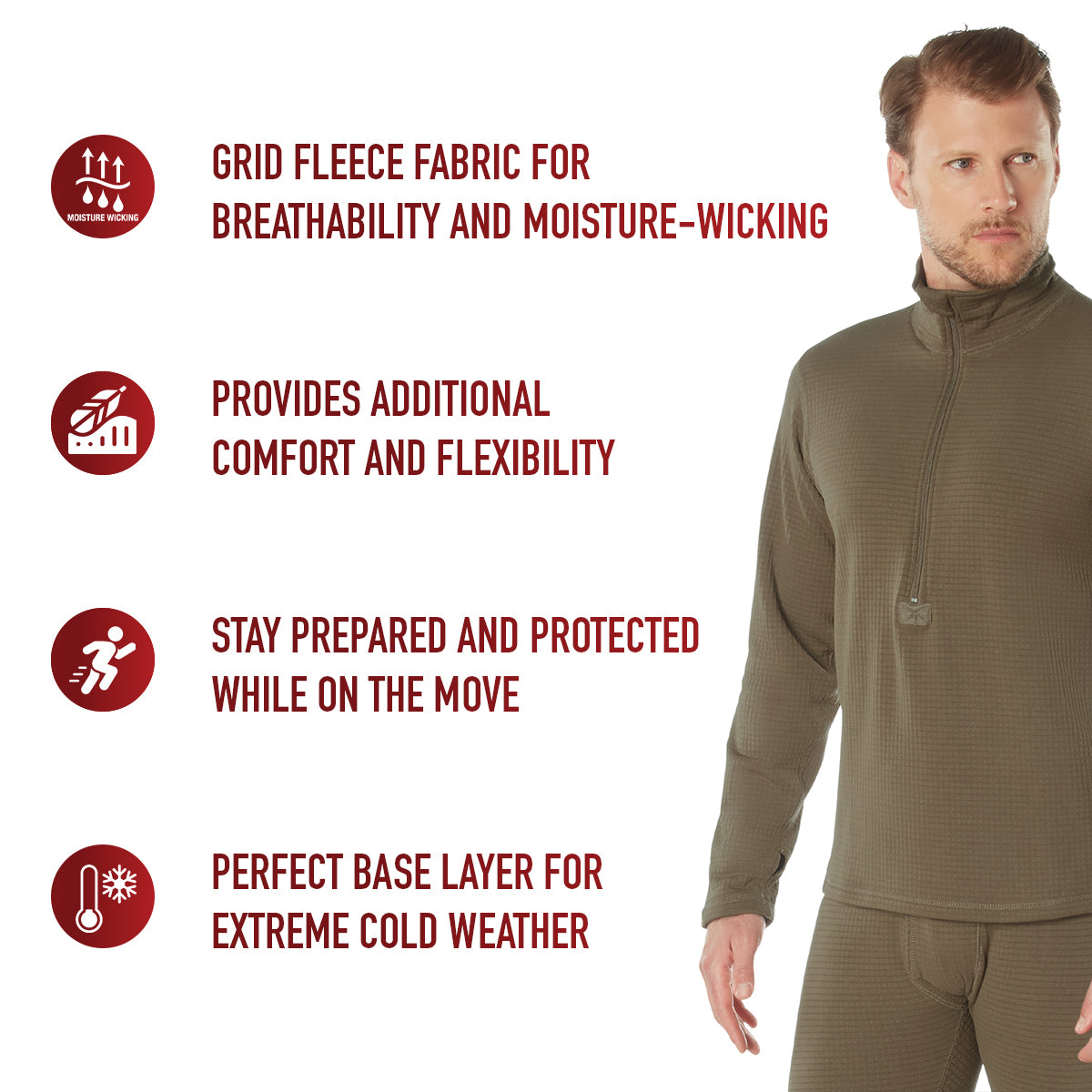 ECWCS Gen III Mid-Weight Underwear Top (Level II)
