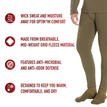 ECWCS Gen III Mid-Weight Underwear Bottoms (Level II)