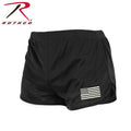 Rothco US Flag Ranger PT (Physical Training) Shorts - Black - Tactical Choice Plus