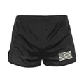 Rothco US Flag Ranger PT (Physical Training) Shorts - Black - Tactical Choice Plus