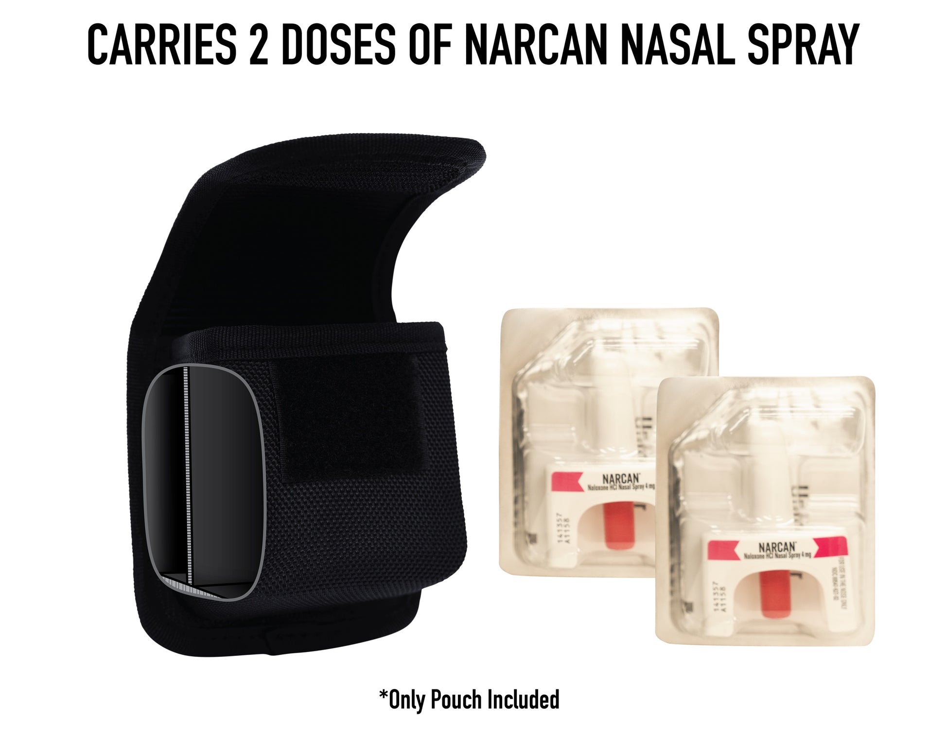 Double Narcan Nasal Spray Pouch - Tactical Choice Plus