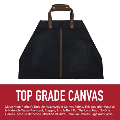 Backwoods Waxed Canvas Log Carrier - Tactical Choice Plus