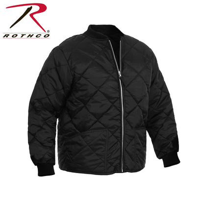 Diamond Nylon Quilted Flight Jacket
