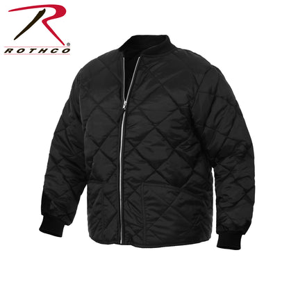 Diamond Nylon Quilted Flight Jacket