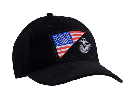Rothco USMC Eagle, Globe and Anchor / US Flag Low Pro Cap - Tactical Choice Plus