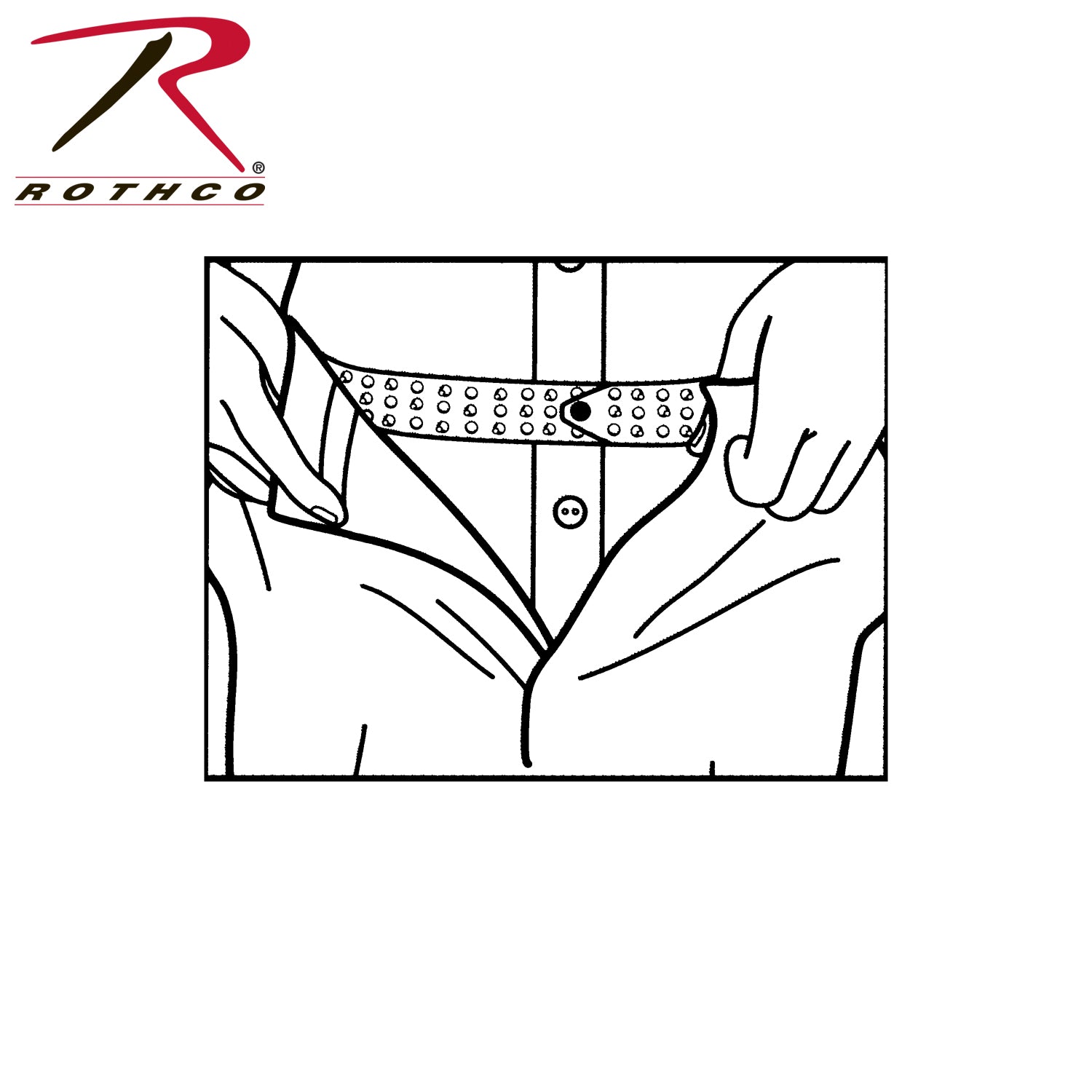 Hero's Pride Shirt Tailor Rubber Belt - Tactical Choice Plus