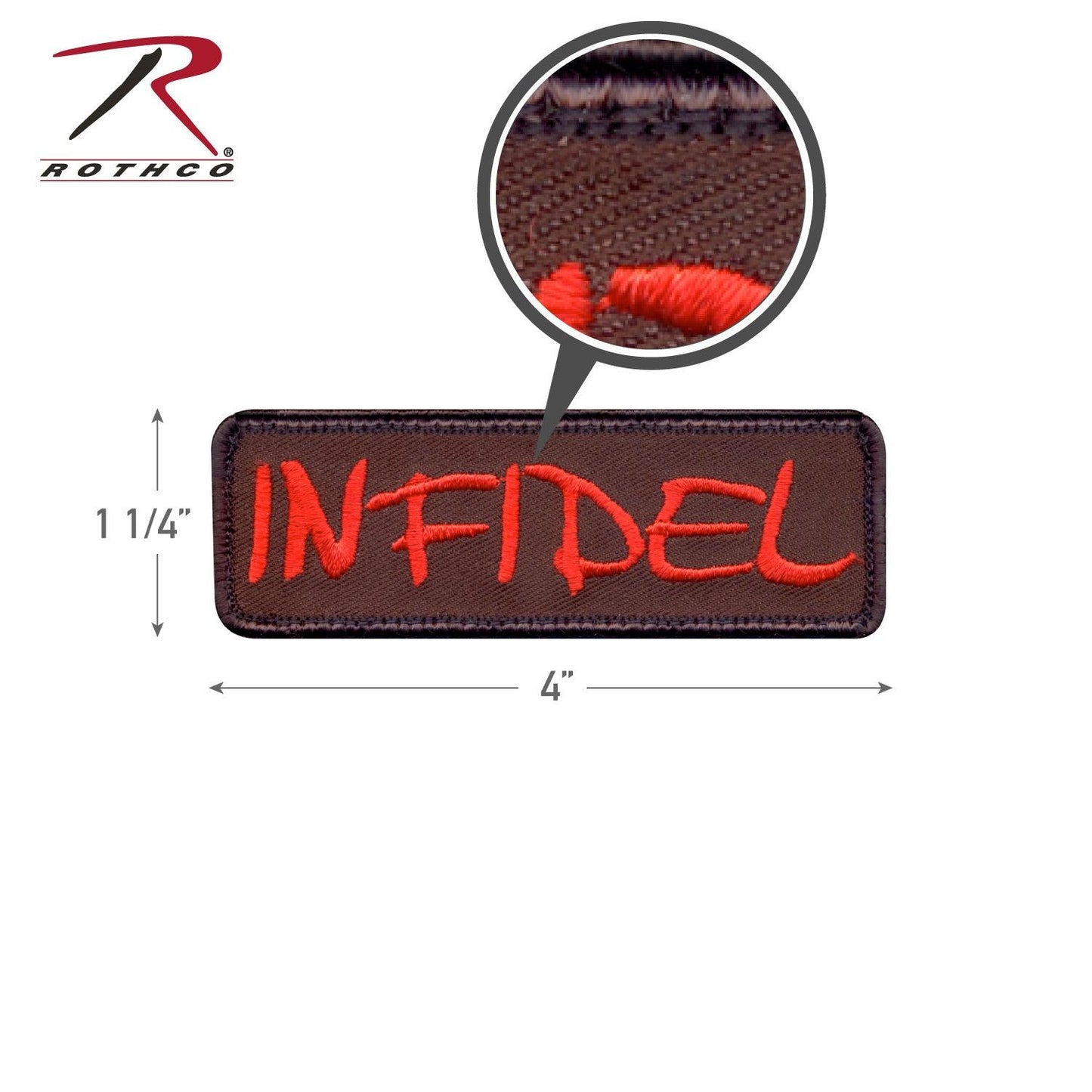 Rothco Infidel Morale Patch - Tactical Choice Plus