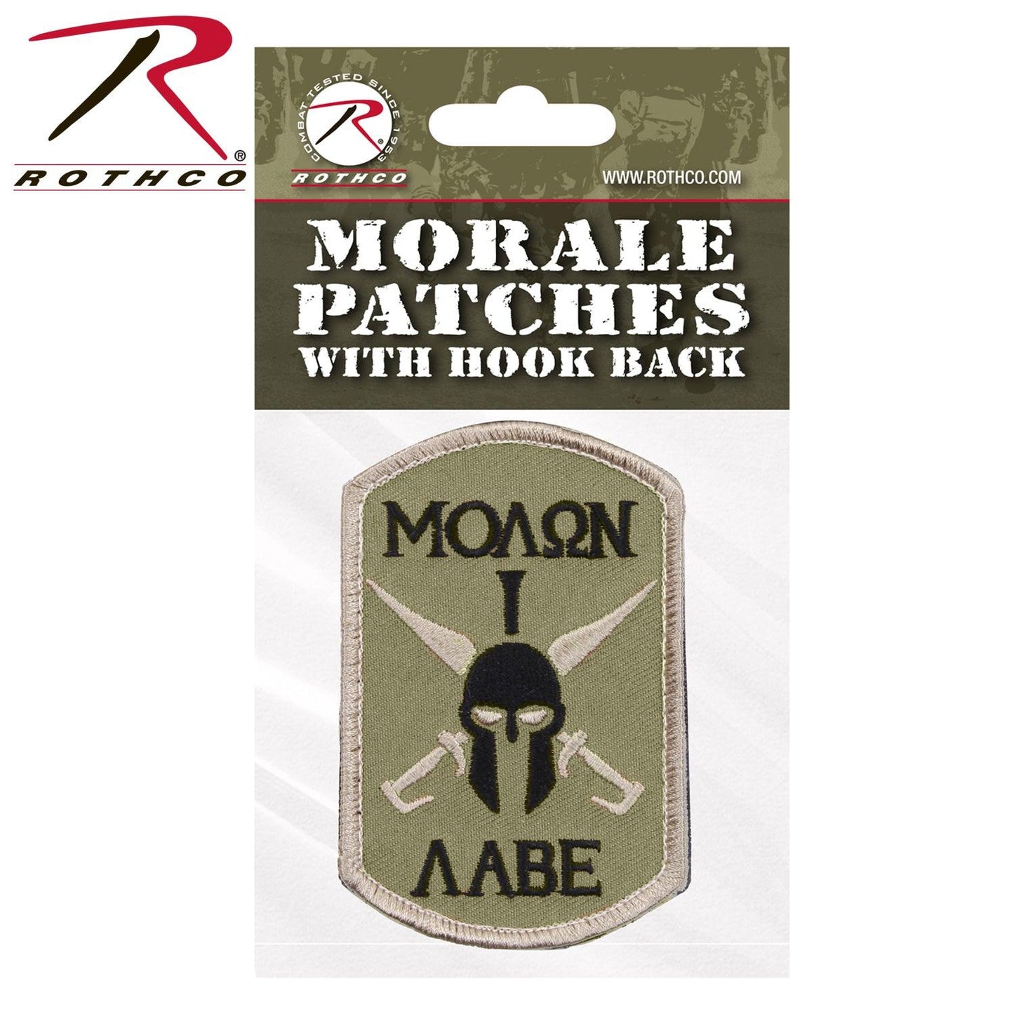 Rothco Molon Labe Spartan Morale Patch - Tactical Choice Plus