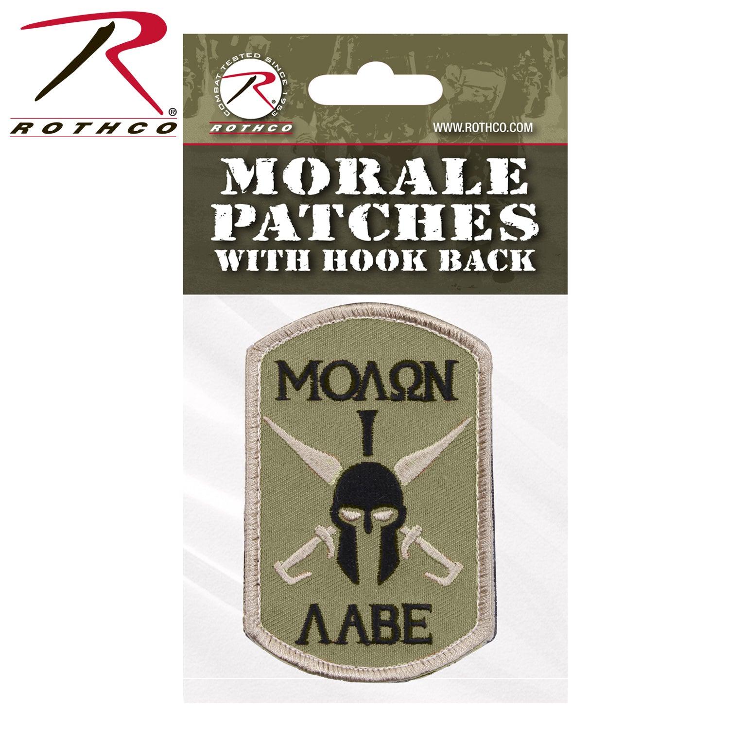 Rothco Molon Labe Spartan Morale Patch - Tactical Choice Plus