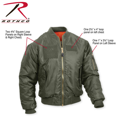 MA-1 Flight Jacket with Patches