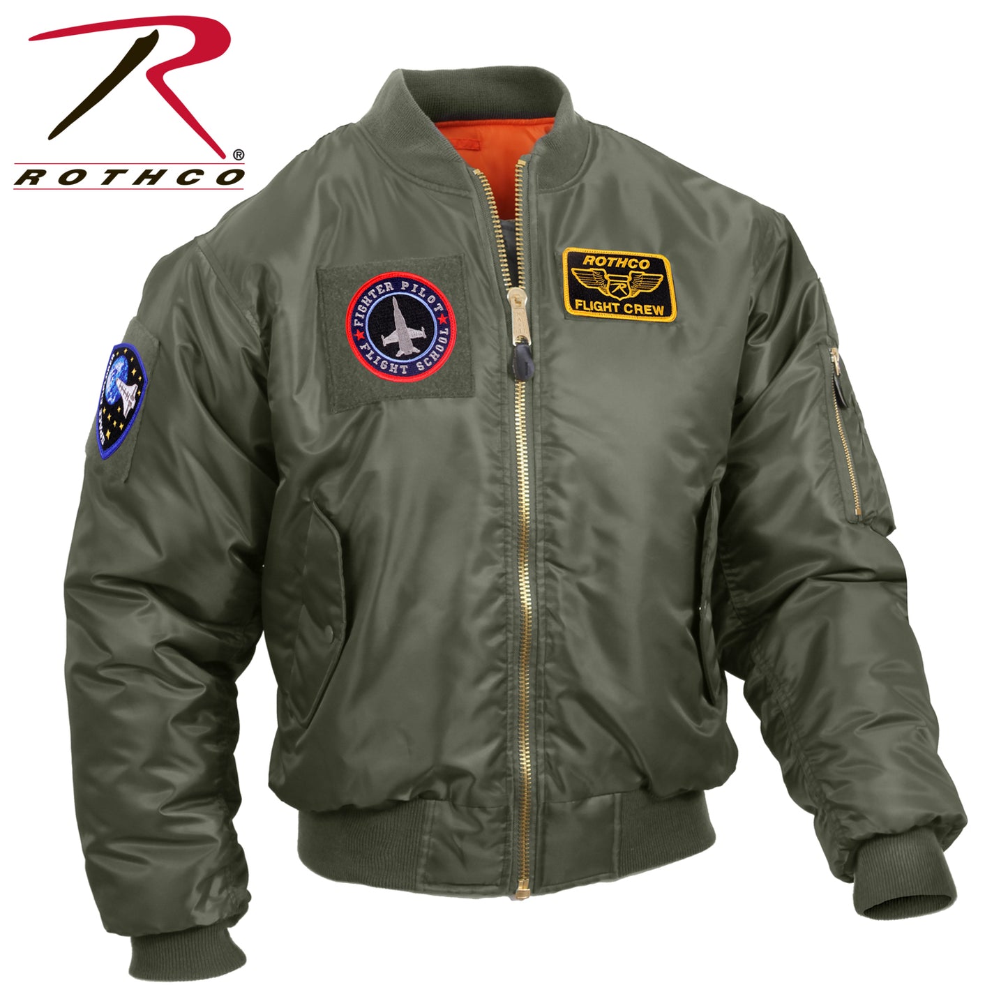 MA-1 Flight Jacket with Patches