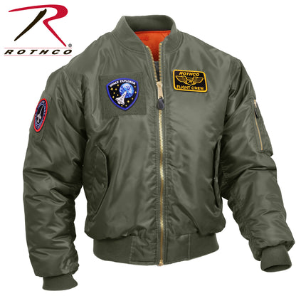 MA-1 Flight Jacket with Patches
