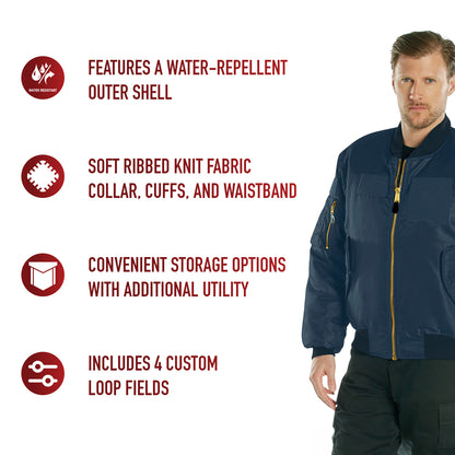 MA-1 Flight Jacket with Patches