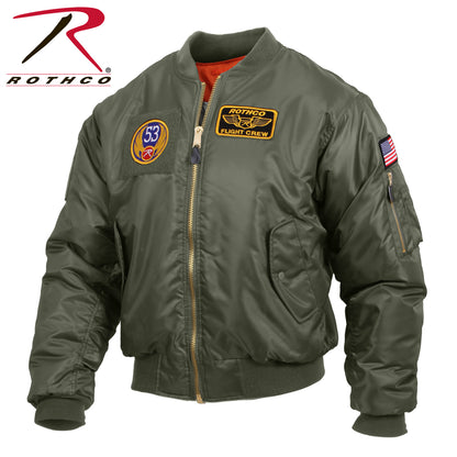 MA-1 Flight Jacket with Patches