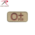 Rothco O Positive Blood Type Morale Patch - Tactical Choice Plus