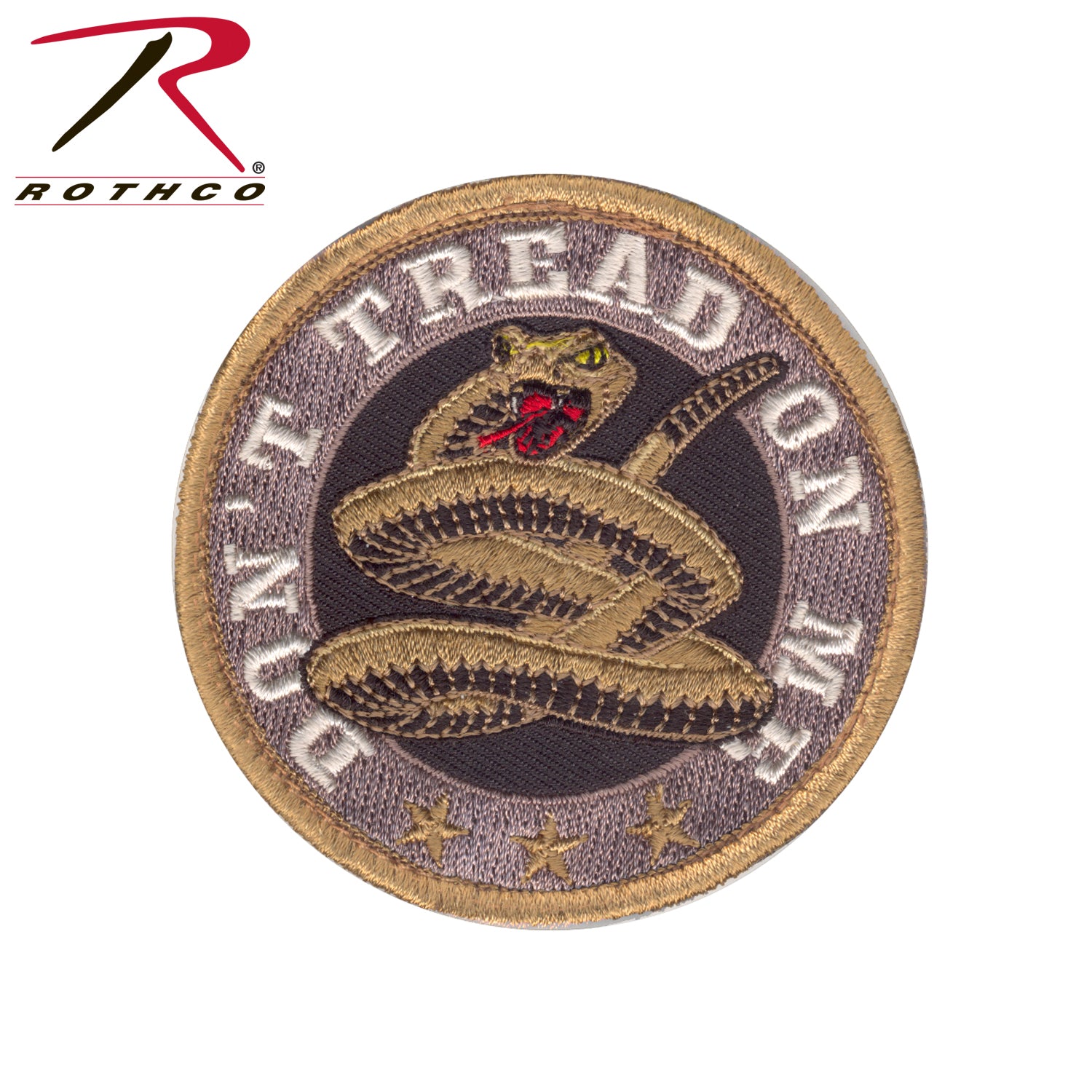 Rothco Don't Tread On Me Round Morale Patch - Tactical Choice Plus