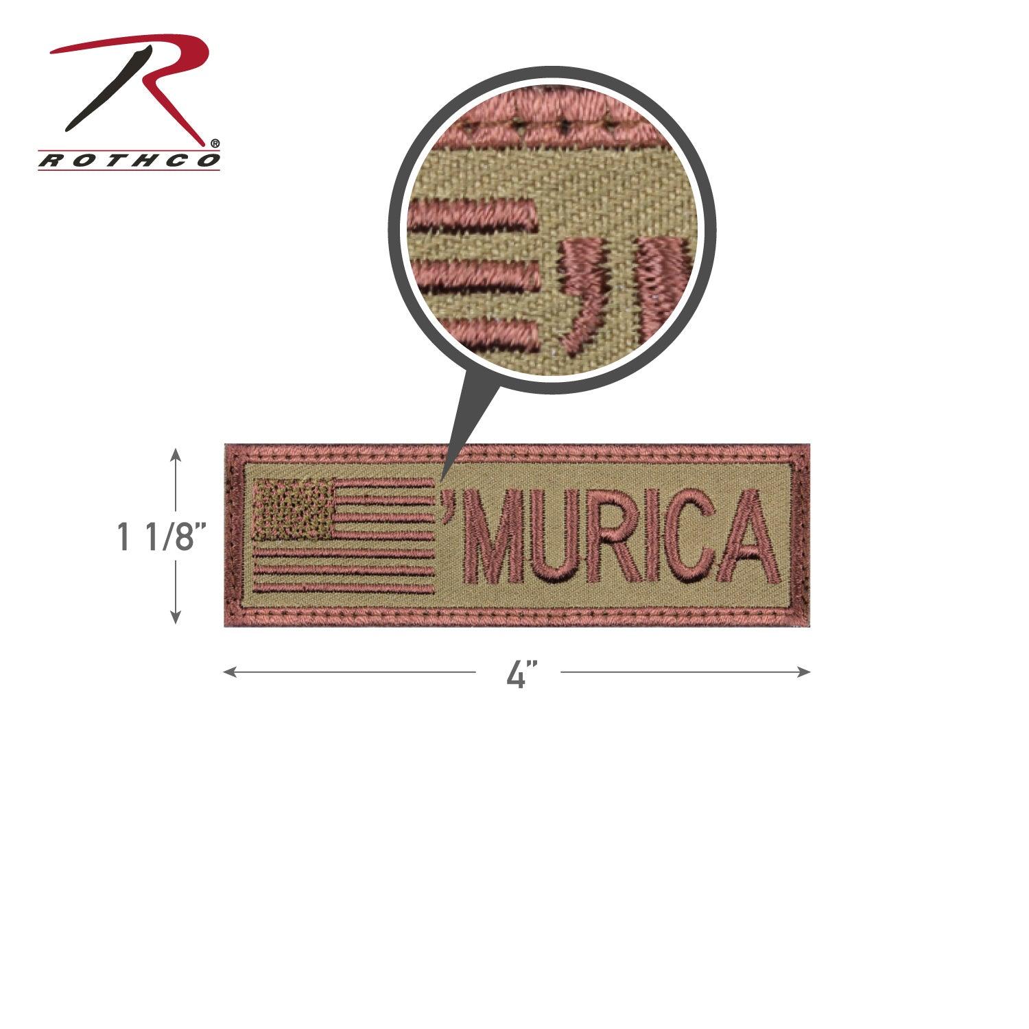 Rothco "Murica" Flag Patch - Tactical Choice Plus