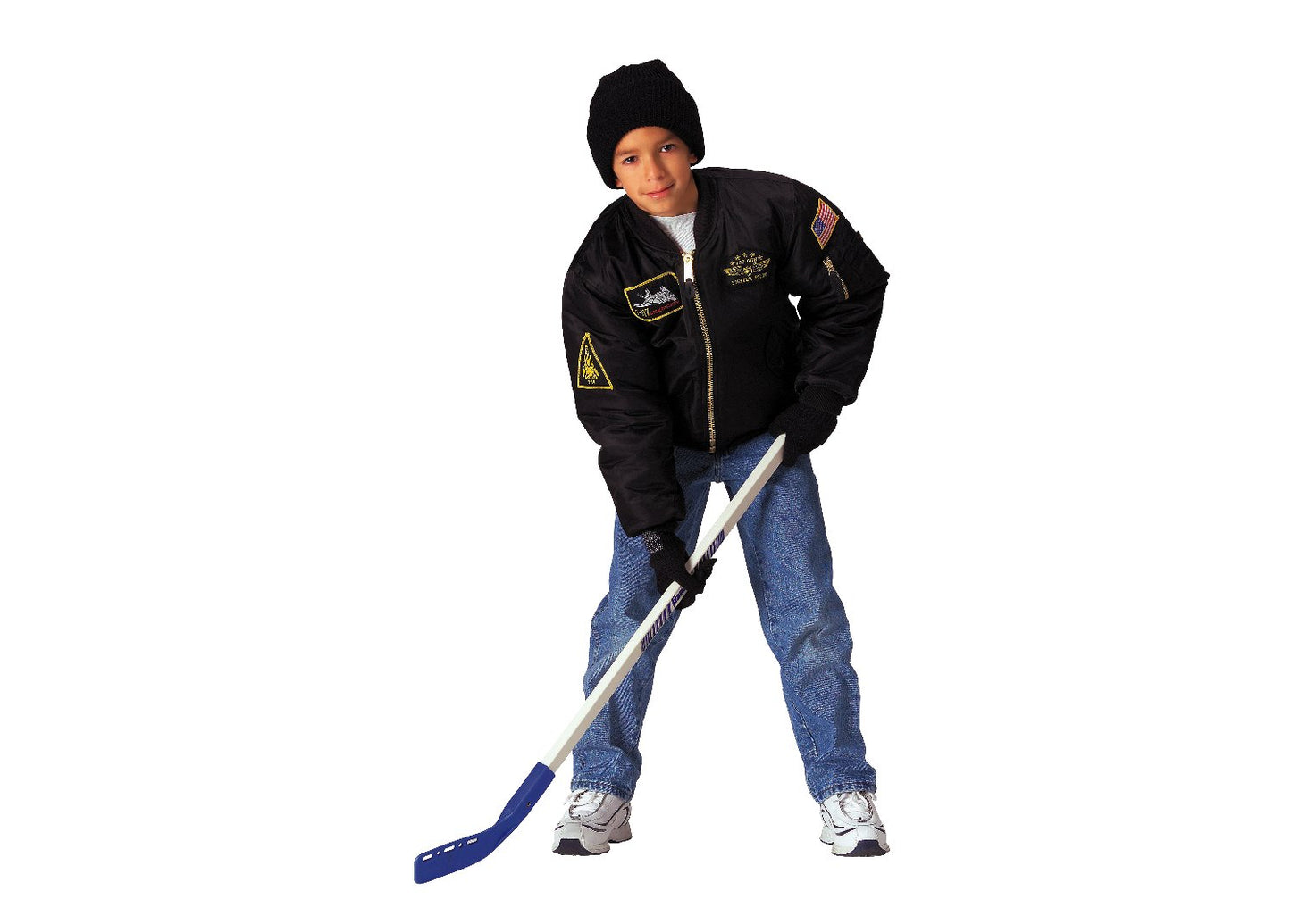 Kids Flight Jacket With Patches