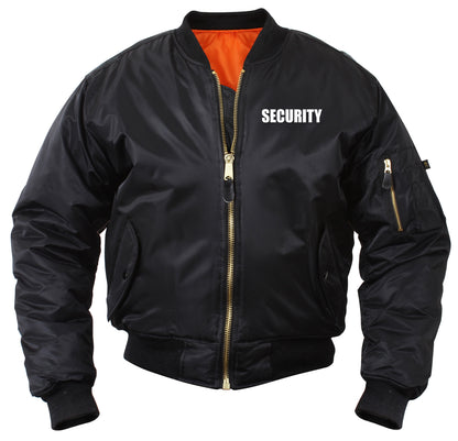 MA-1 Flight Jacket With Security Print