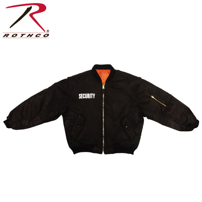 MA-1 Flight Jacket With Security Print