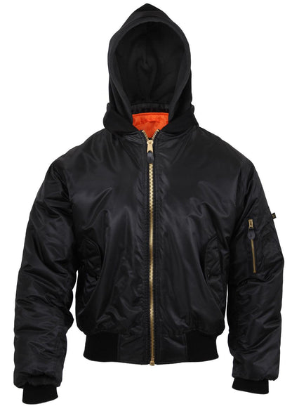 Hooded MA-1 Flight Jacket - Tactical Choice Plus