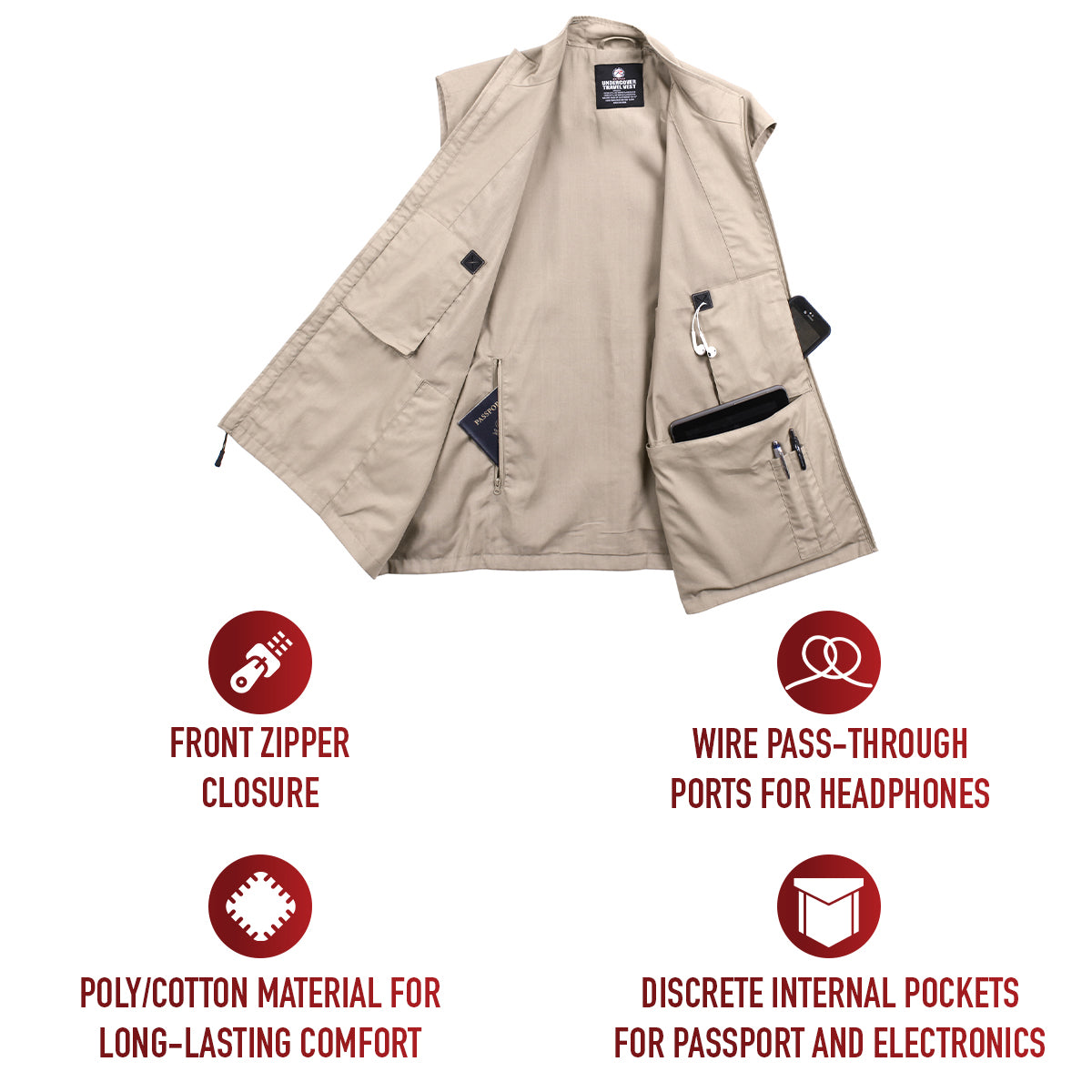 Undercover Travel Vest