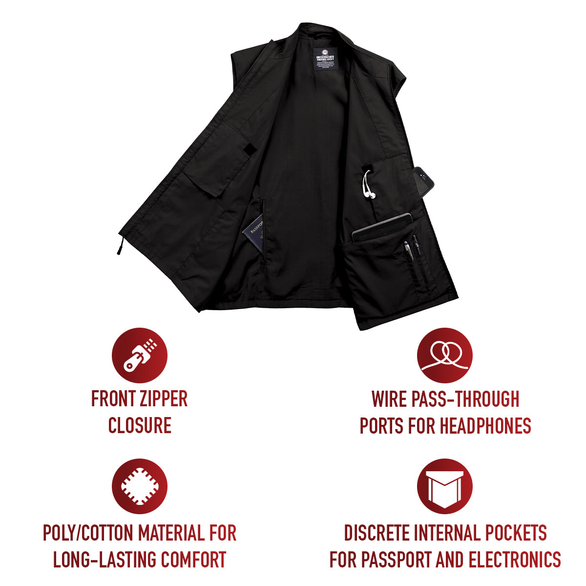 Undercover Travel Vest