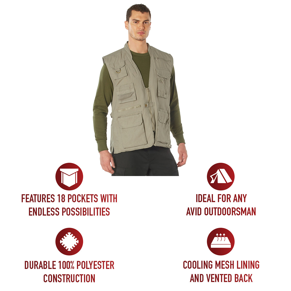 Deluxe Safari Outback Vest