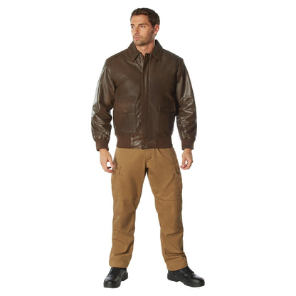 Rothco Classic A-2 Leather Flight Jacket - Tactical Choice Plus