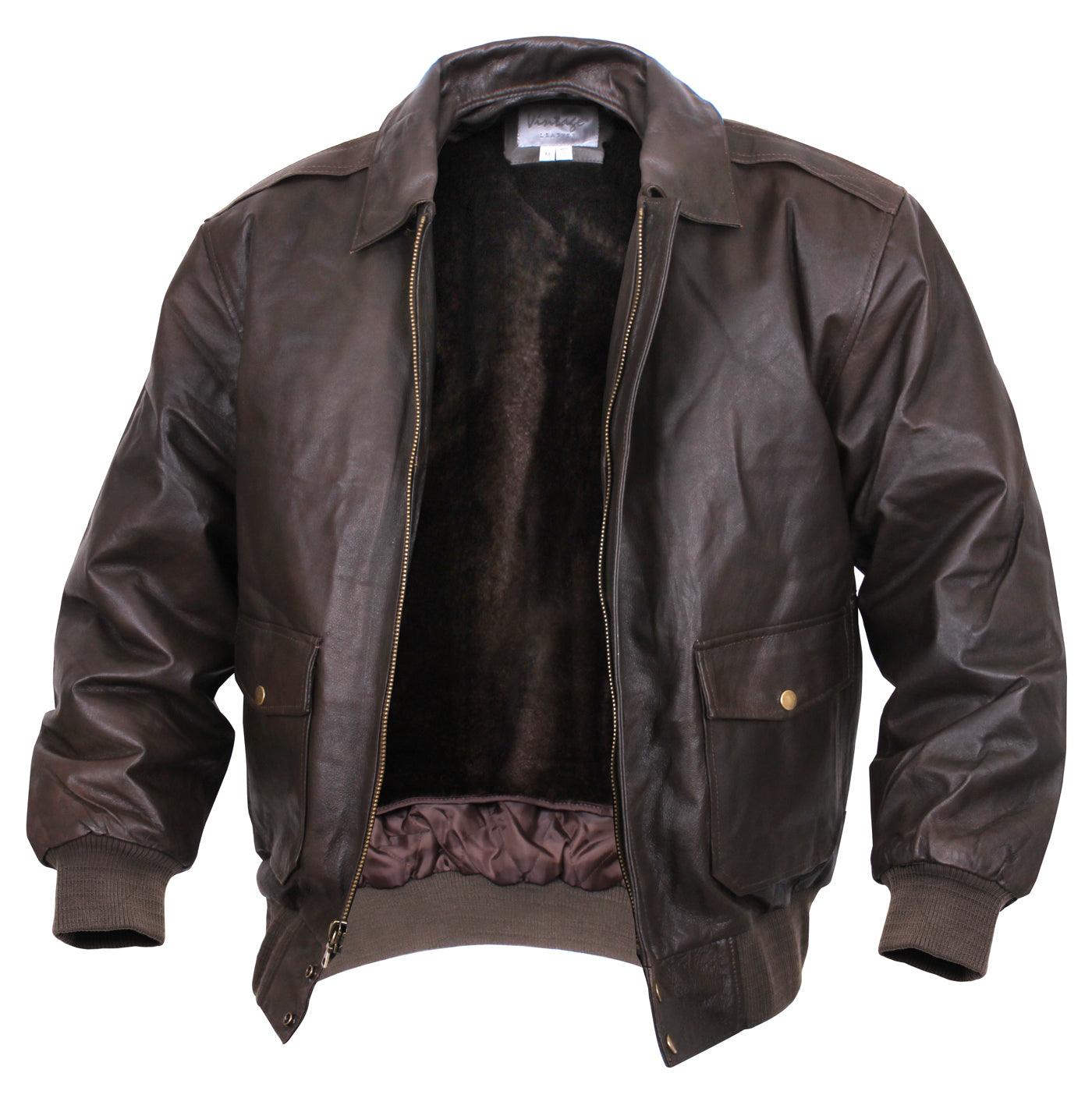 Rothco Classic A-2 Leather Flight Jacket - Tactical Choice Plus