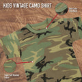 Kids Vintage Camo T-Shirt - Tactical Choice Plus