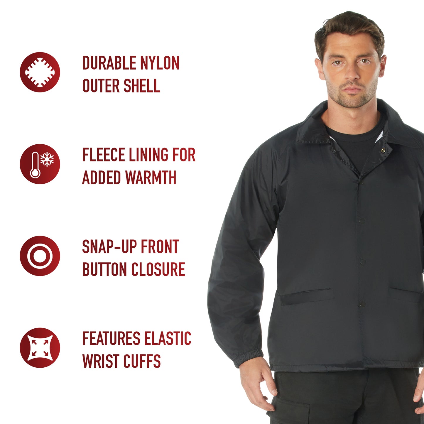 Lined Coaches Security Jacket