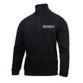 Rothco Security 1/4 Zip Job Shirt - Black - Tactical Choice Plus