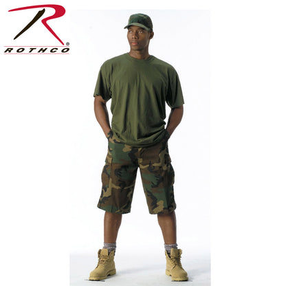 Long Length Camo BDU Shorts