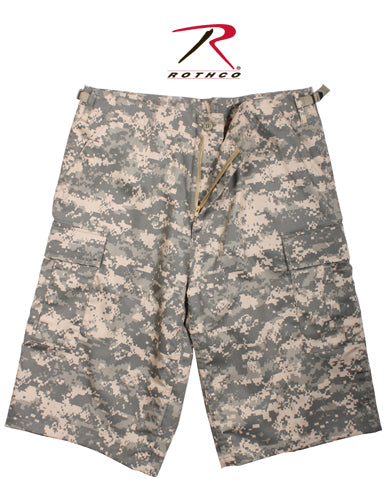 Long Length Camo BDU Shorts