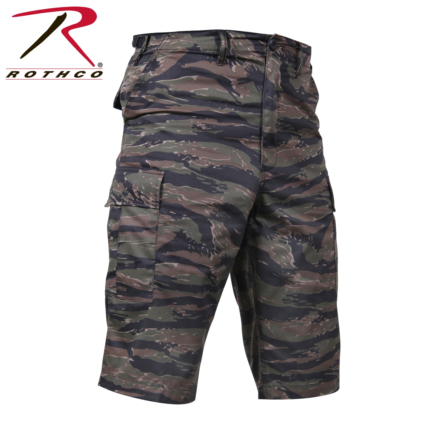 Long Length Camo BDU Shorts