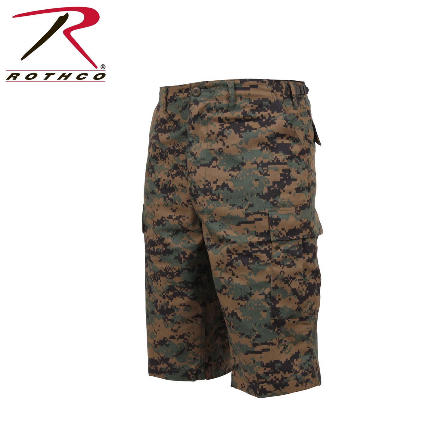 Long Length Camo BDU Shorts