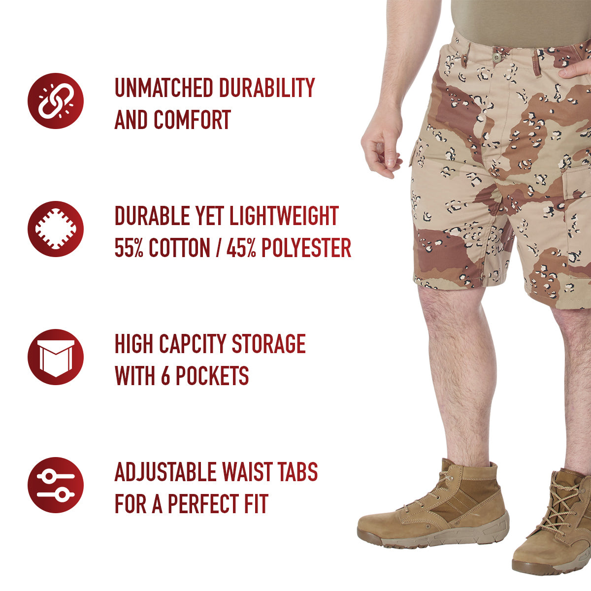 Camo BDU Shorts
