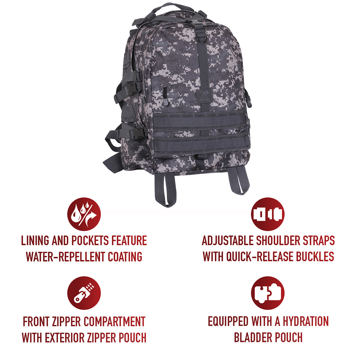 Large Camo Transport Pack