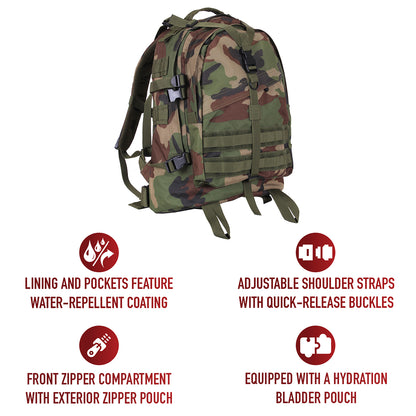 Large Camo Transport Pack