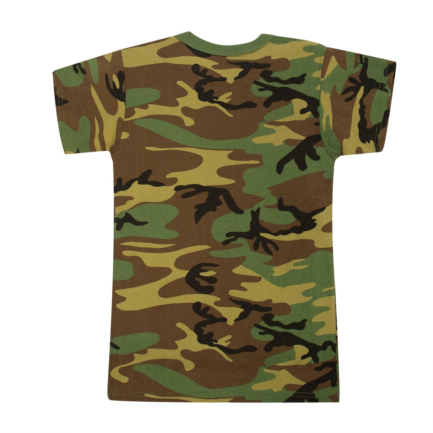 Kids Woodland Camo Heavyweight T-Shirt - Tactical Choice Plus