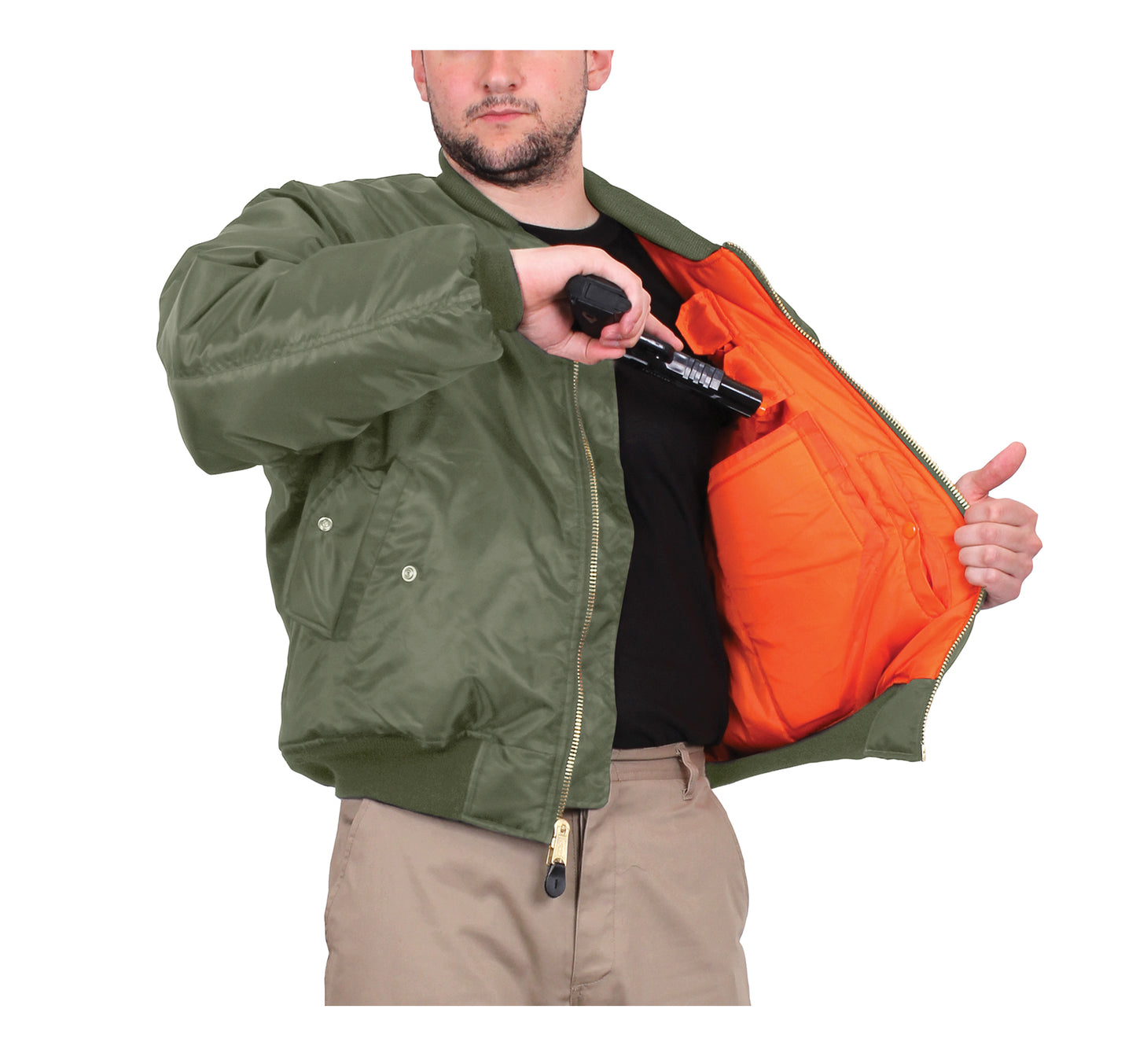 Concealed Carry MA-1 Flight Jacket