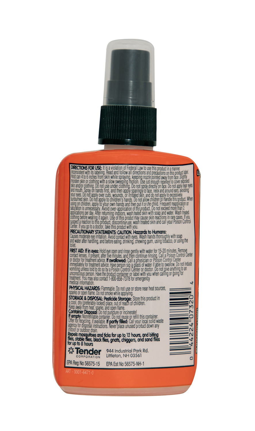 Ben's Tick Repellent With Picaridin - 3.4 Oz. - Tactical Choice Plus