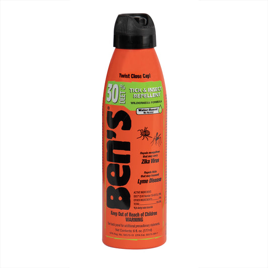 Ben's 30 Tick & Insect Repellent 6 Oz. Eco-Spray - Tactical Choice Plus
