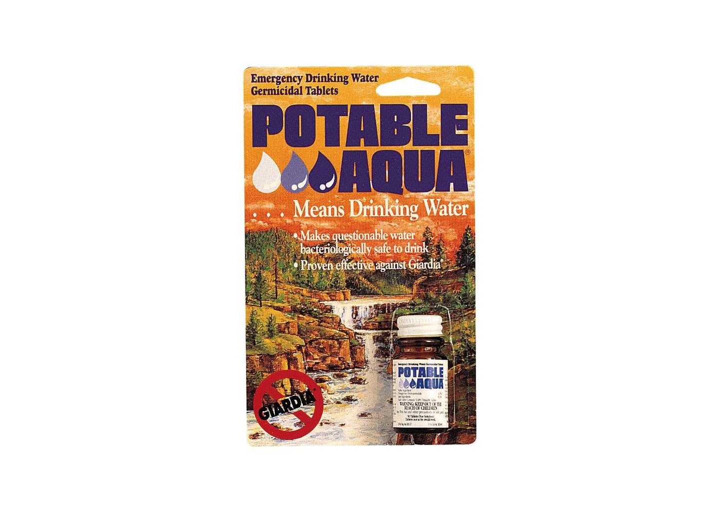 Potable Aqua Water Purification Tablets - Tactical Choice Plus