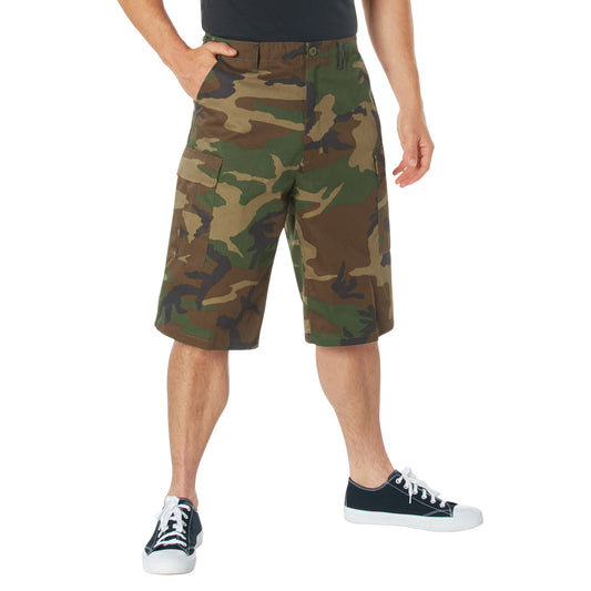 Rothco Long Length Camo BDU Shorts - Tactical Choice Plus