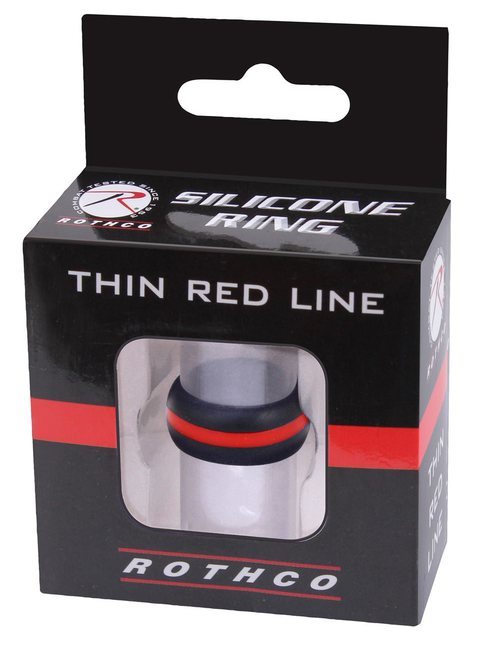 Rothco Thin Red Line Silicone Ring - Tactical Choice Plus