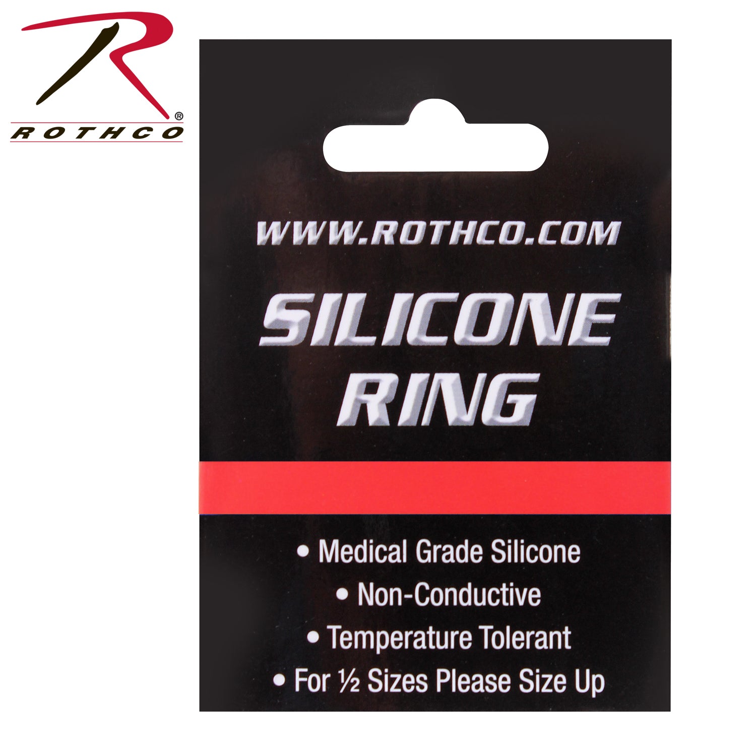 Rothco Thin Red Line Silicone Ring - Tactical Choice Plus